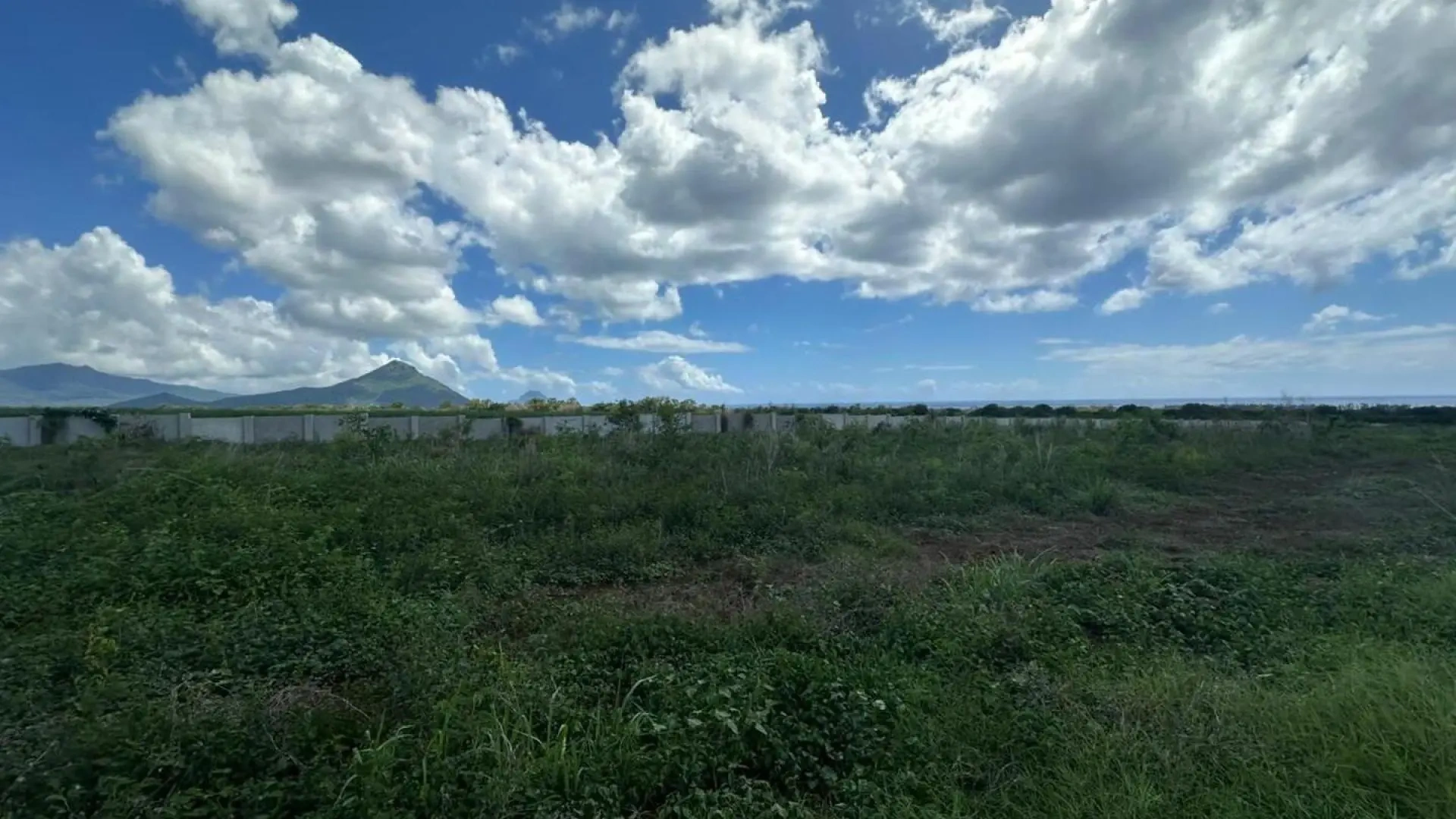 2 - sea view plot of land for sale in cascavelle rivière noire mauritius