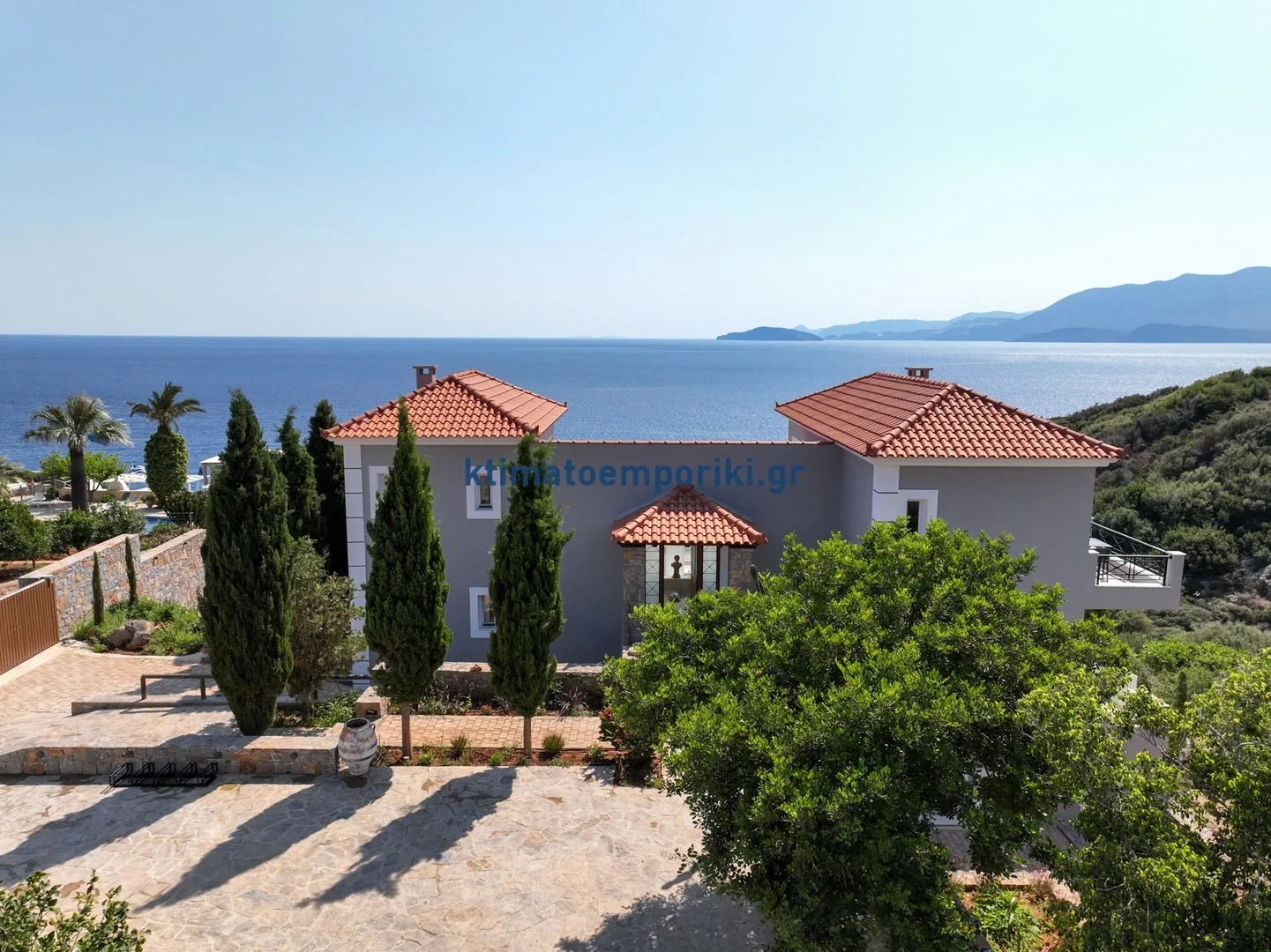 1 - vente maison vue mer agios nikolaos crète grèce