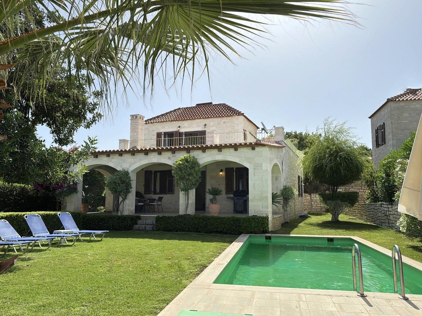 1 - verkauf villa meerblick prinés kreta griechenland