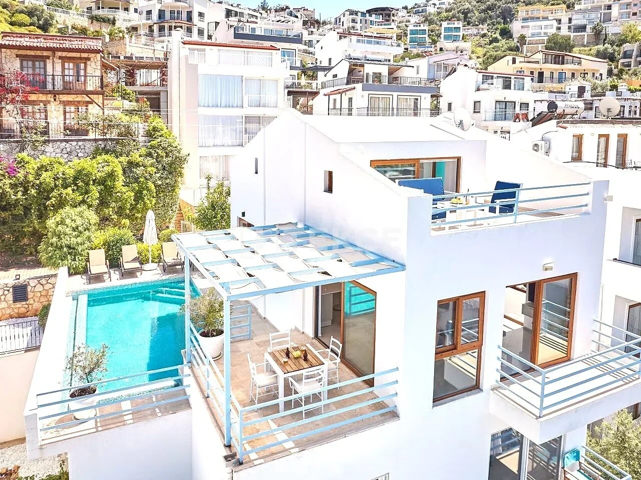 1 - vente maison vue mer kas antalya turquie