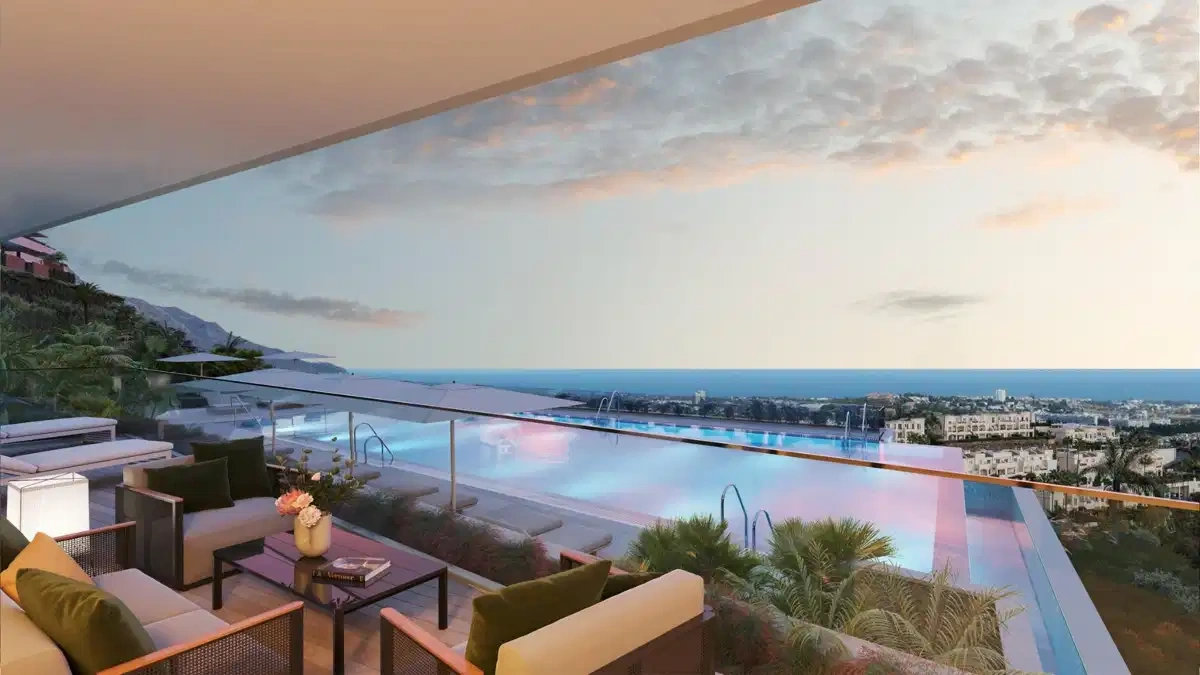 1 - vente appartement vue mer benahavis - costa del sol andalousie espagne