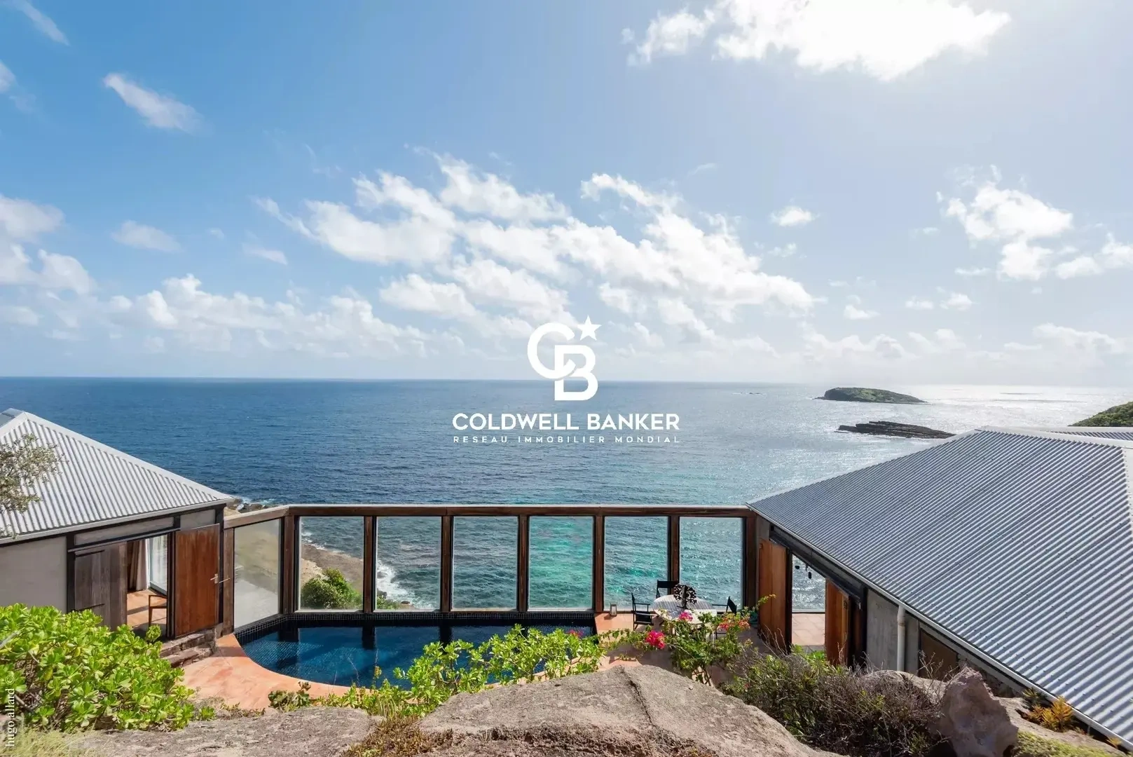 1 - venta casa vista al mar saint-barthélemy san bartolomé - antillas francesas islas del caribe