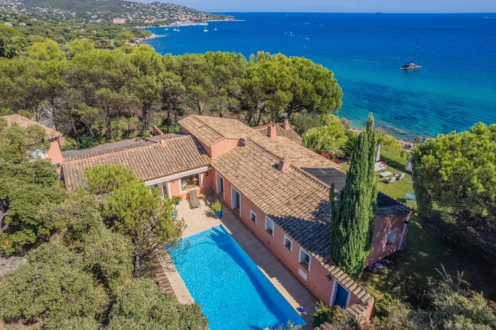 1 - venda villa vista de mar sainte-maxime var frança