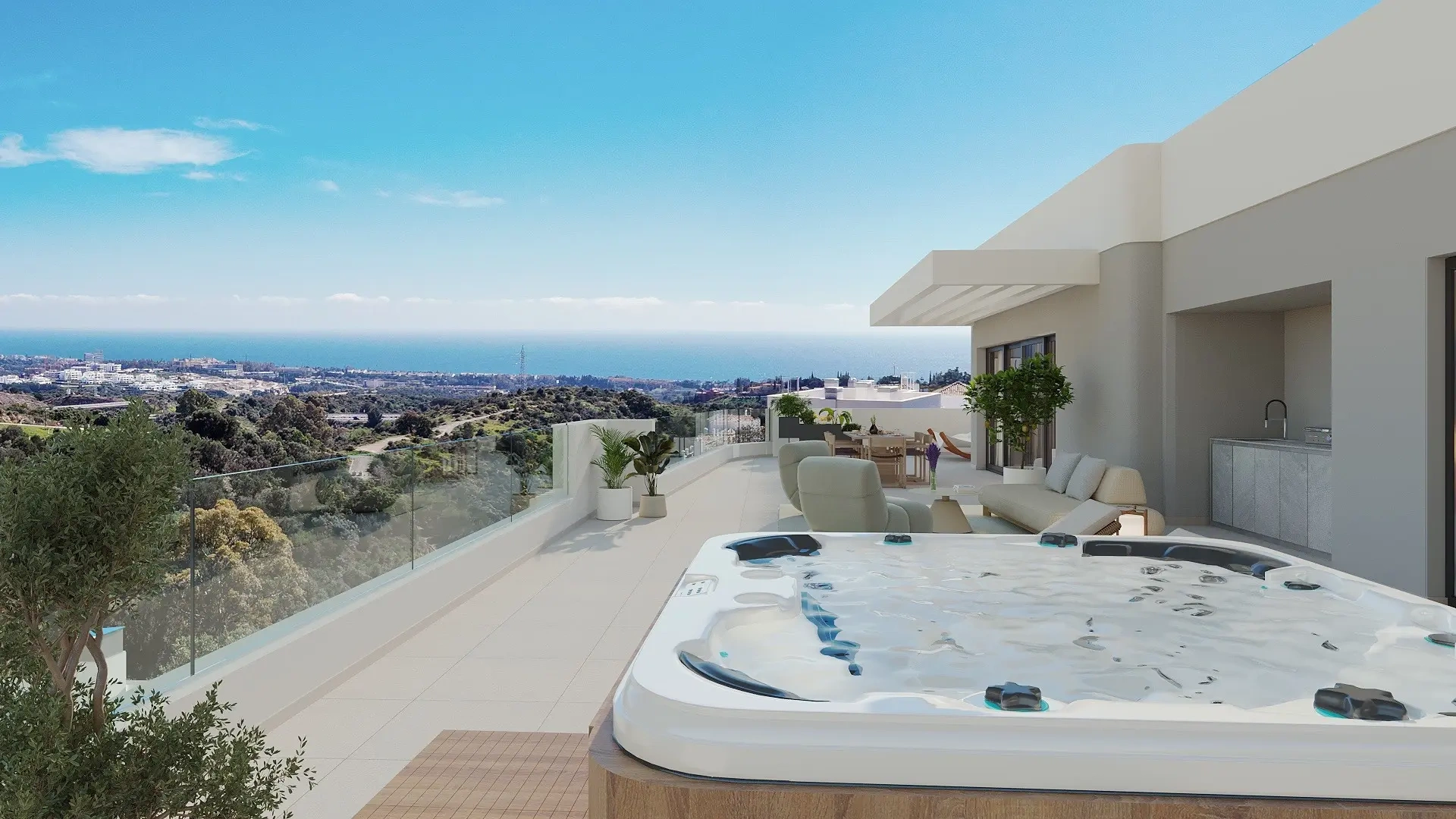 1 - venta apartamento vista al mar marbella - costa del sol andalucía españa