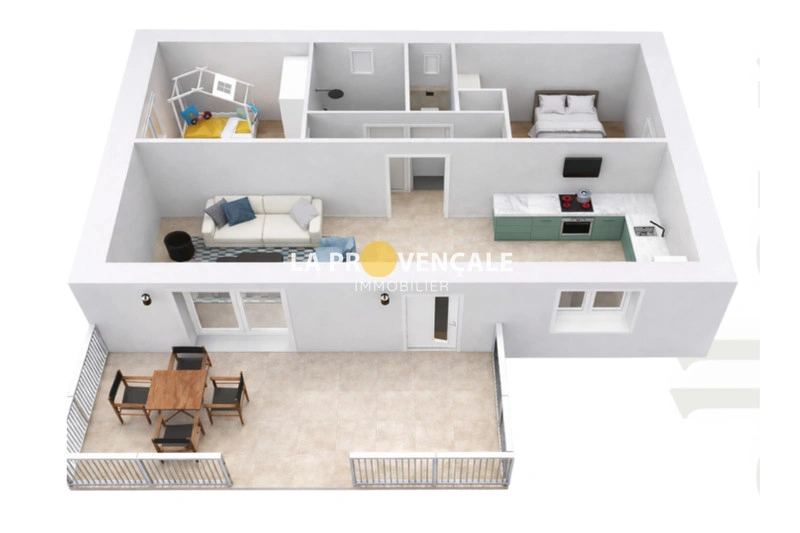 1 - venda apartamento gréasque bouches-du-rhône frança