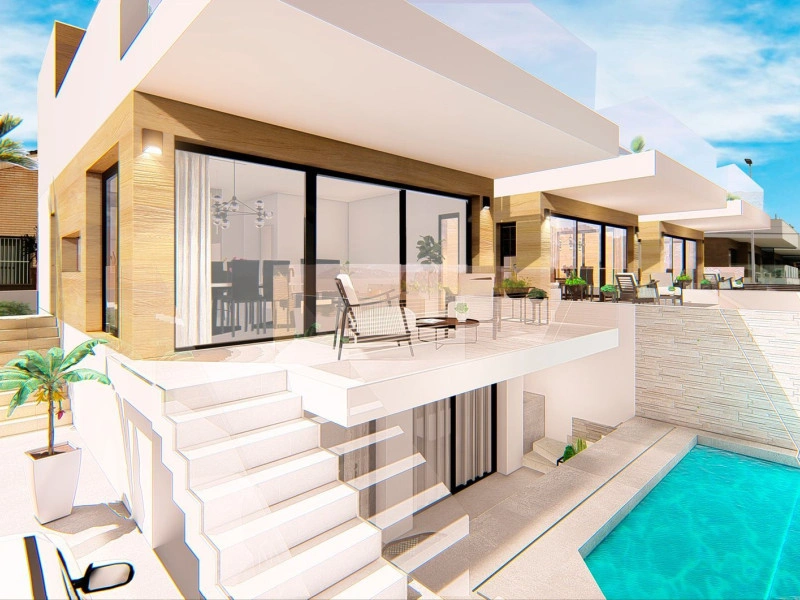 1 - venta villa vista al mar torrevieja - costa blanca comunidad valenciana españa