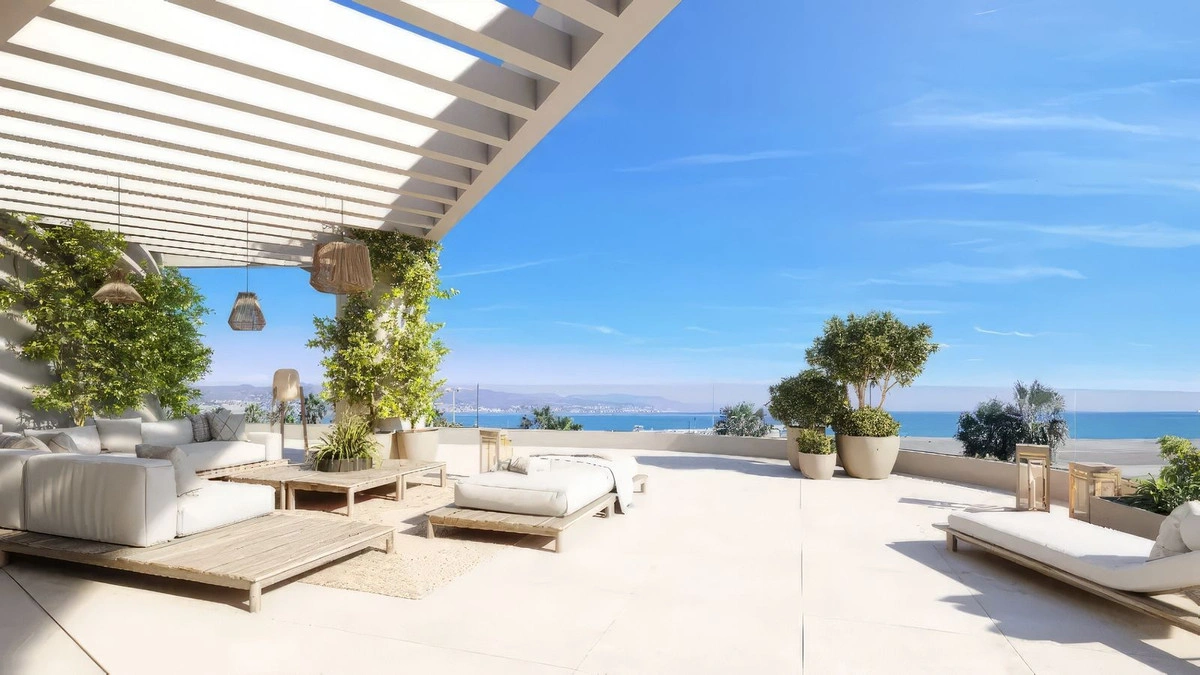 Apartamento vista al mar con 2 dormitorios