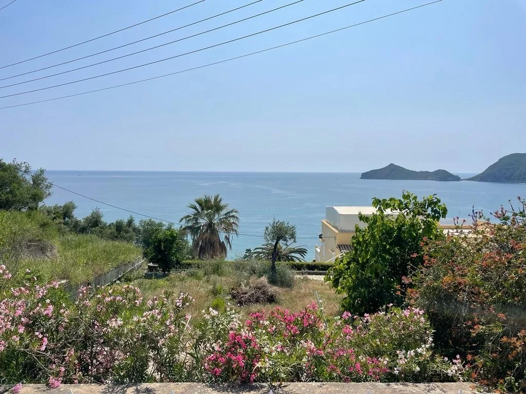 1 - vente terrain vue mer corfu îles ioniennes grèce