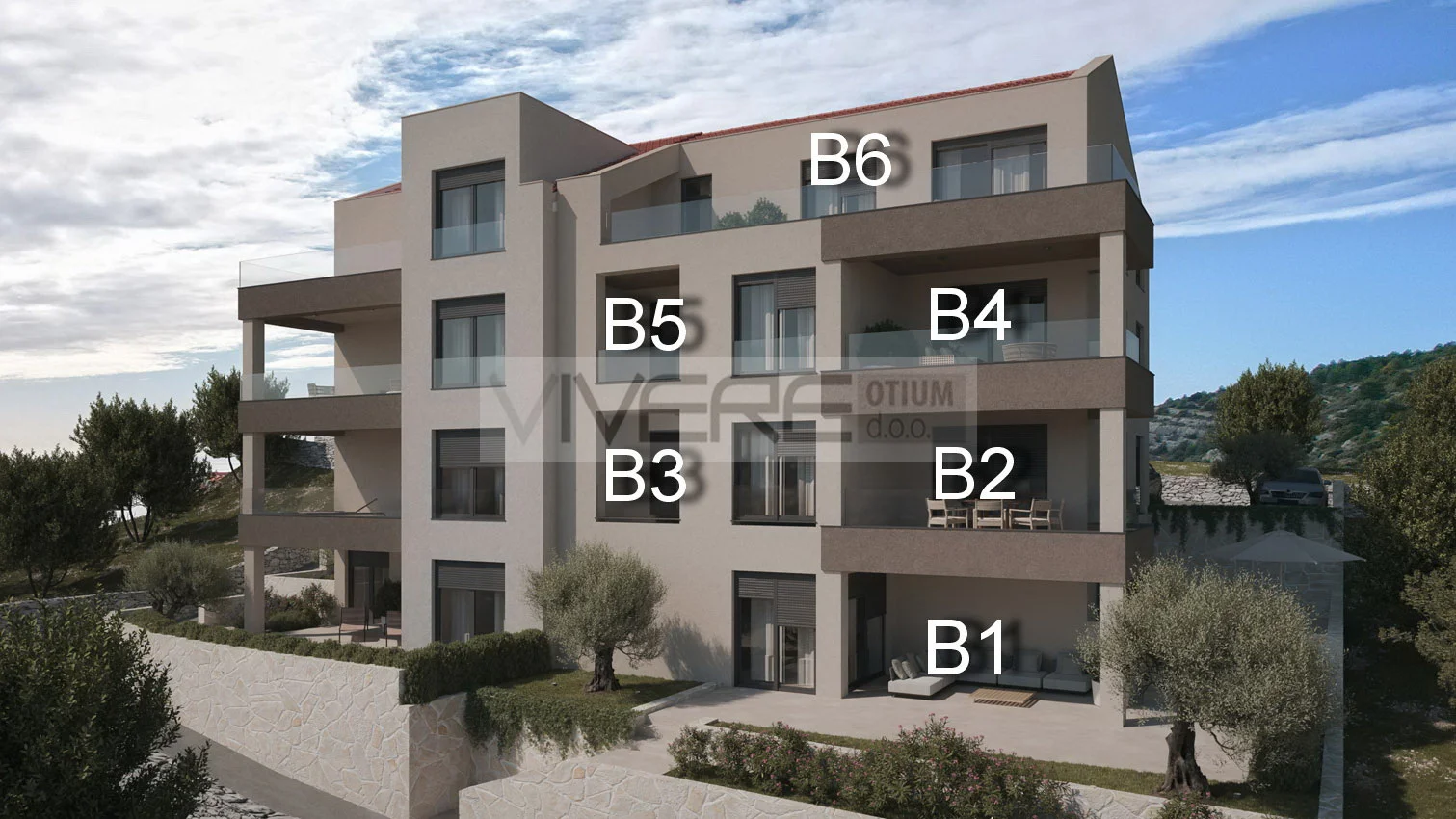 2 - venda apartamento vista de mar ražanj sibenik croácia