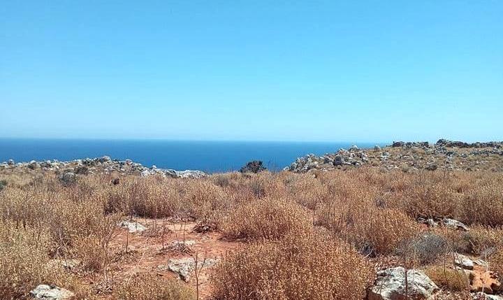 2 - vente terrain vue mer kokkino chorio crète grèce