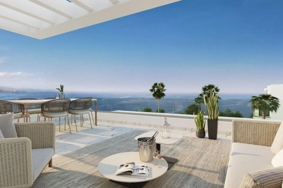 2 - venda apartamento vista de mar casares - costa del sol andaluzia espanha