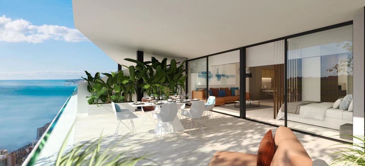 1 - продажа квартира вид моря benalmadena - costa del sol андалусия испания