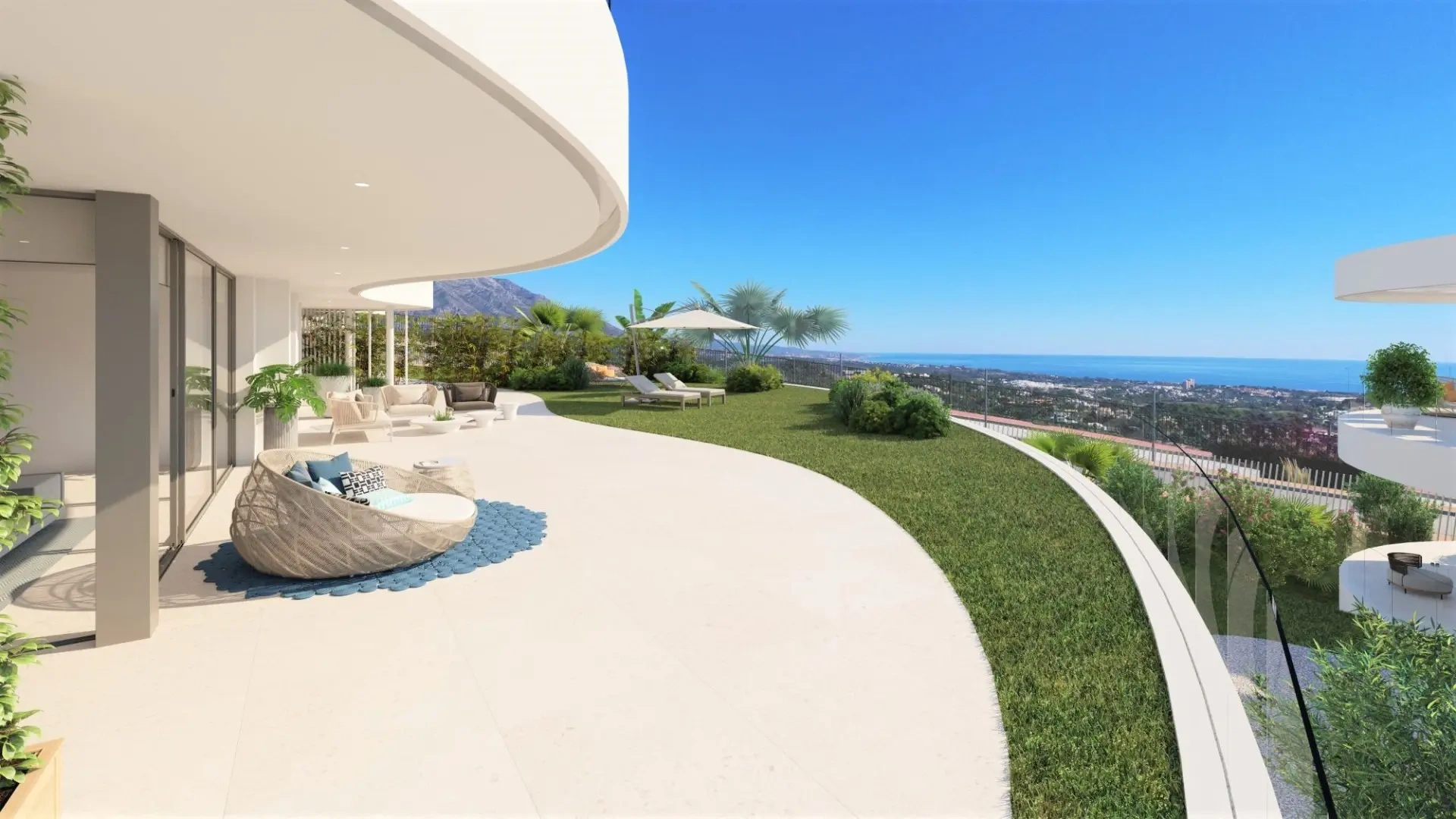 1 - продажа квартира вид моря benahavis - costa del sol андалусия испания