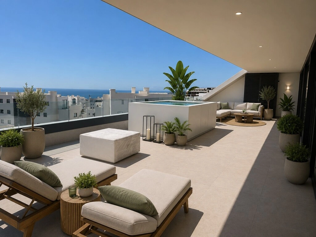 1 - venda apartamento vista de mar benalmadena - costa del sol andaluzia espanha