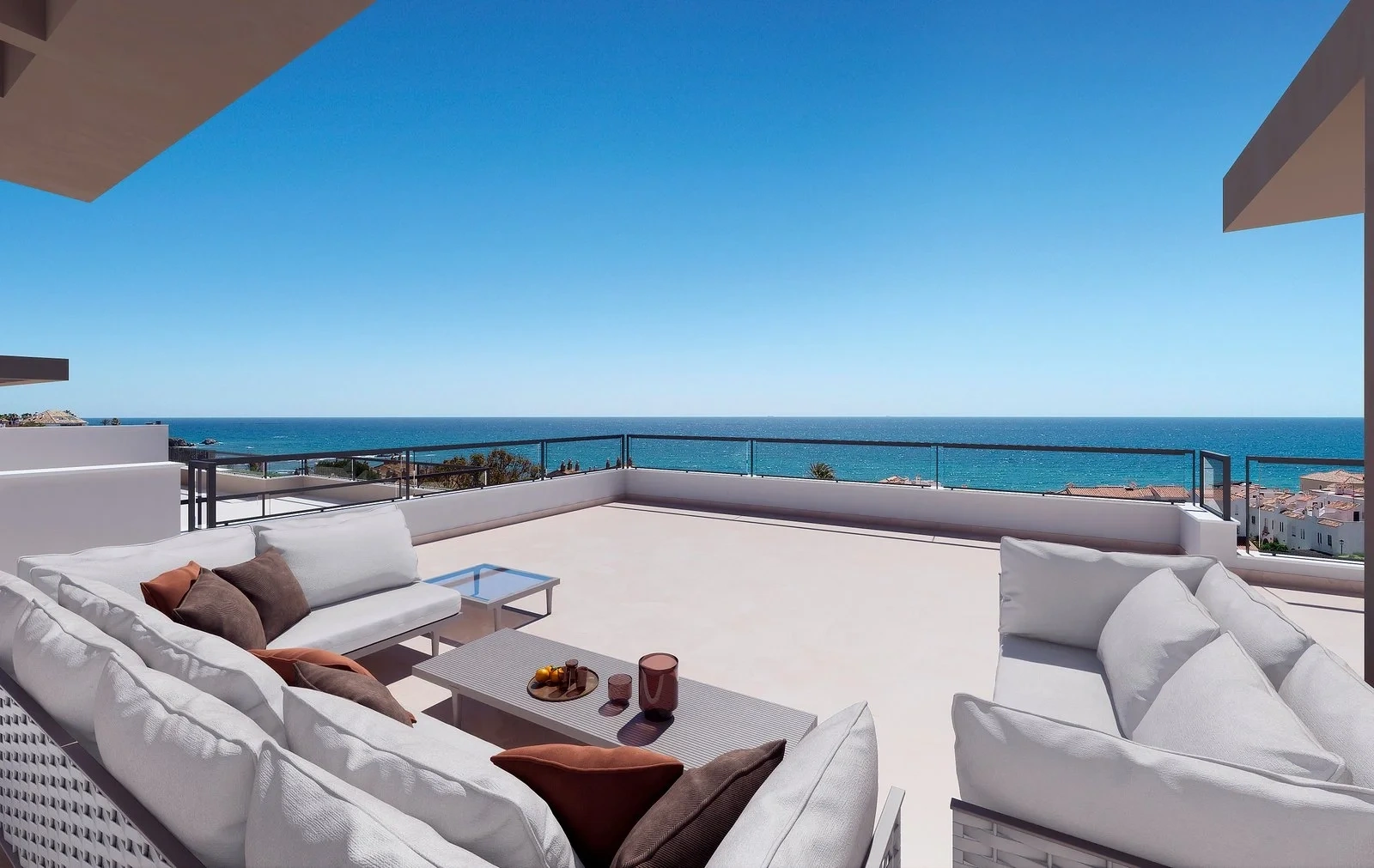 1 - продажа квартира вид моря casares - costa del sol андалусия испания
