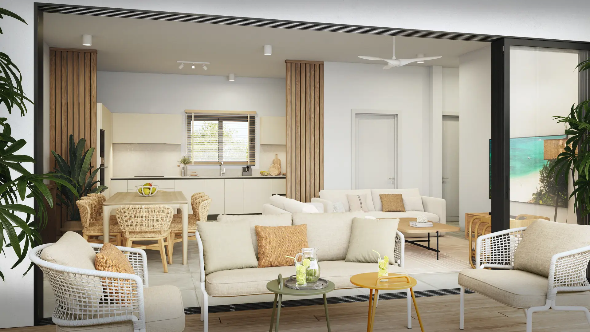 1 - vente appartement vue mer pointe aux canonniers pamplemousses île maurice