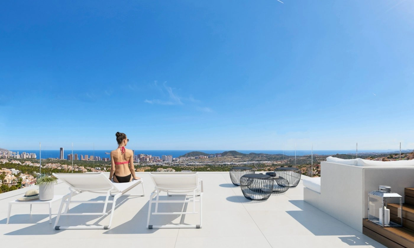 2 - verkoop huis uitzicht op zee finestrat - costa blanca valencian community spanje