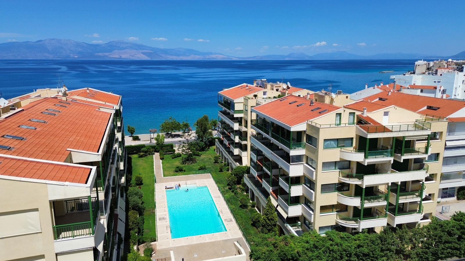 1 - waterfront apartment for sale in xylokastro-evrostini peloponnese greece