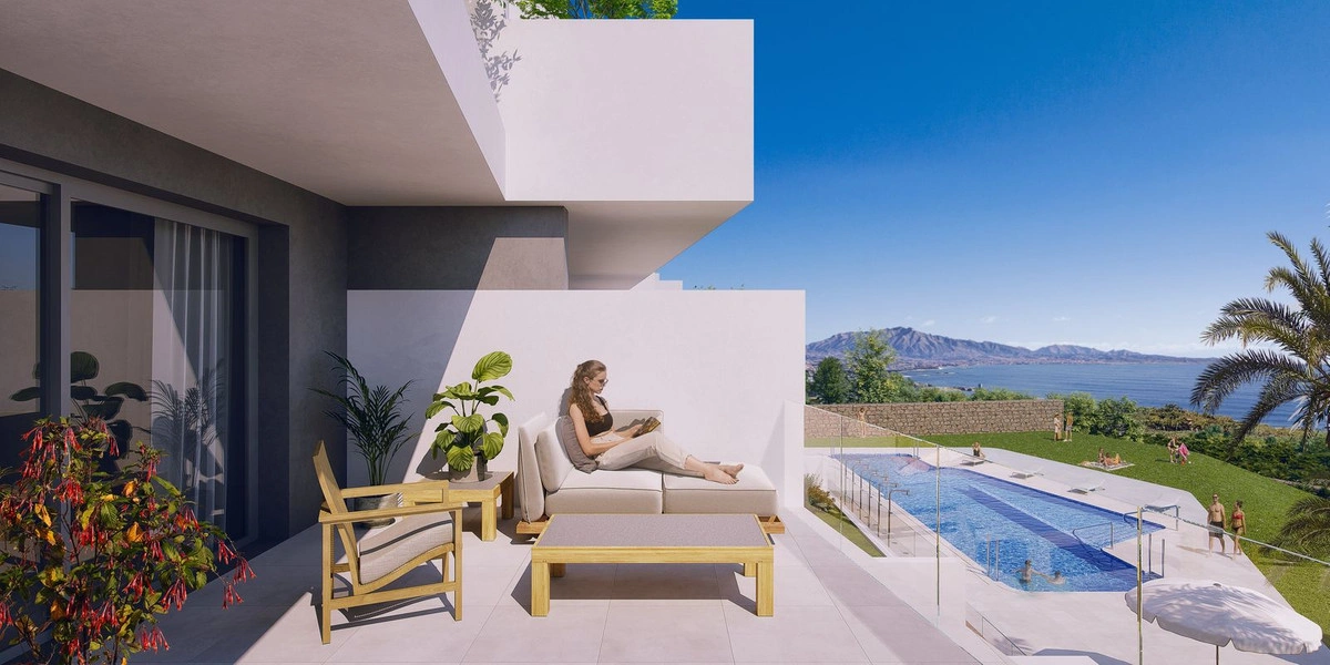 2 - venda apartamento vista de mar manilva andaluzia espanha