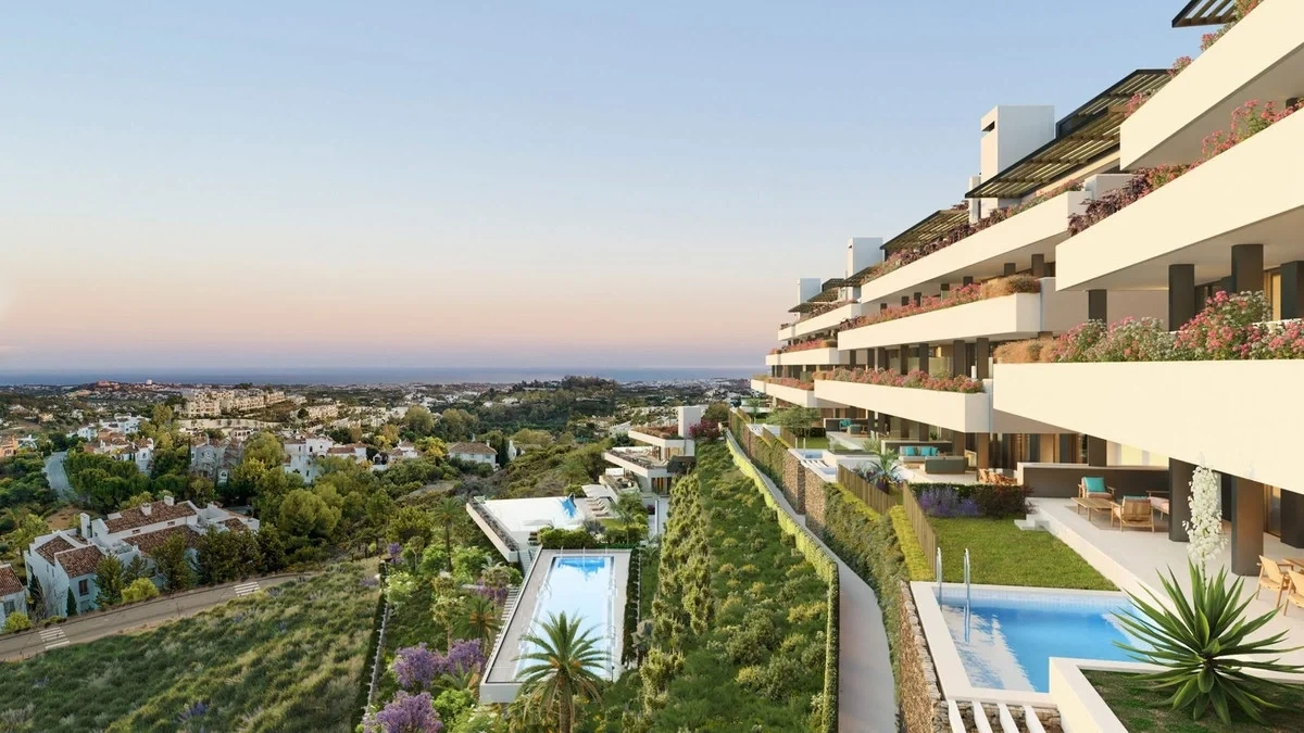 2 - venda apartamento vista de mar benahavis - costa del sol andaluzia espanha
