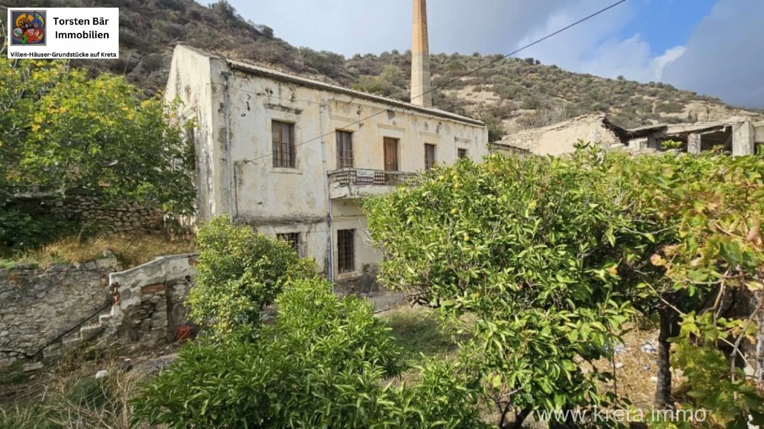 1 - vente propriété vue mer agia galini crète grèce