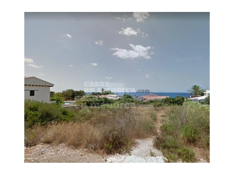 2 - sea view plot of land for sale in sant lluis minorca - balearic islands spain