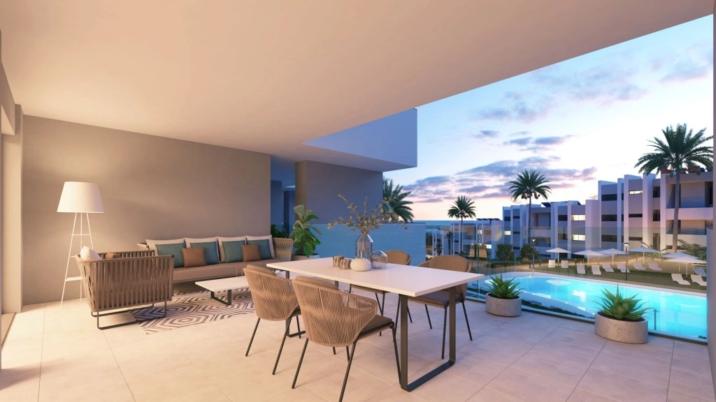 1 - venta apartamento vista al mar manilva andalucía españa