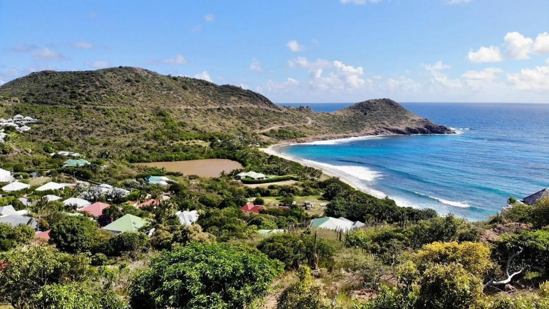 1 - sea view plot of land for sale in toiny saint barthélemy - french antilles caribbean islands