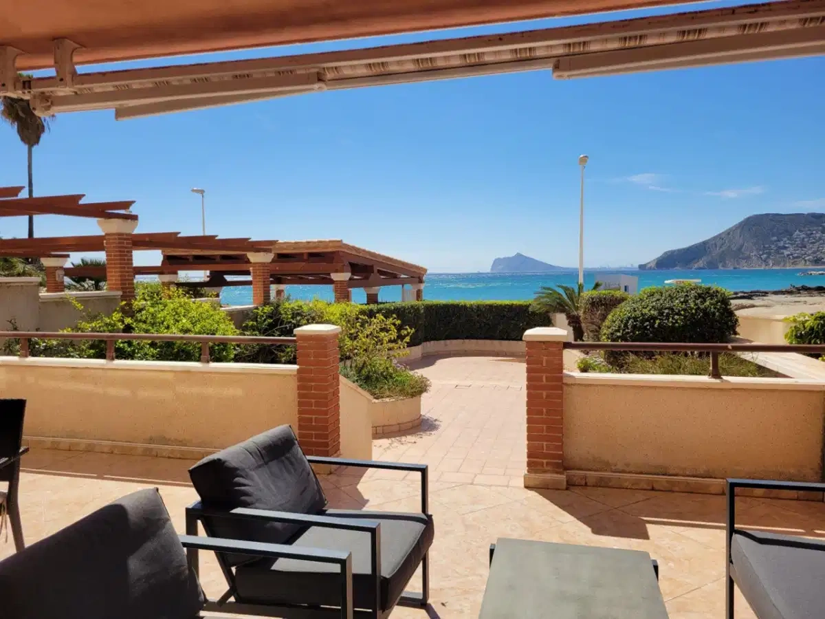 1 - verkauf wohnung direkt am wasser calpe - costa blanca valencia spanien