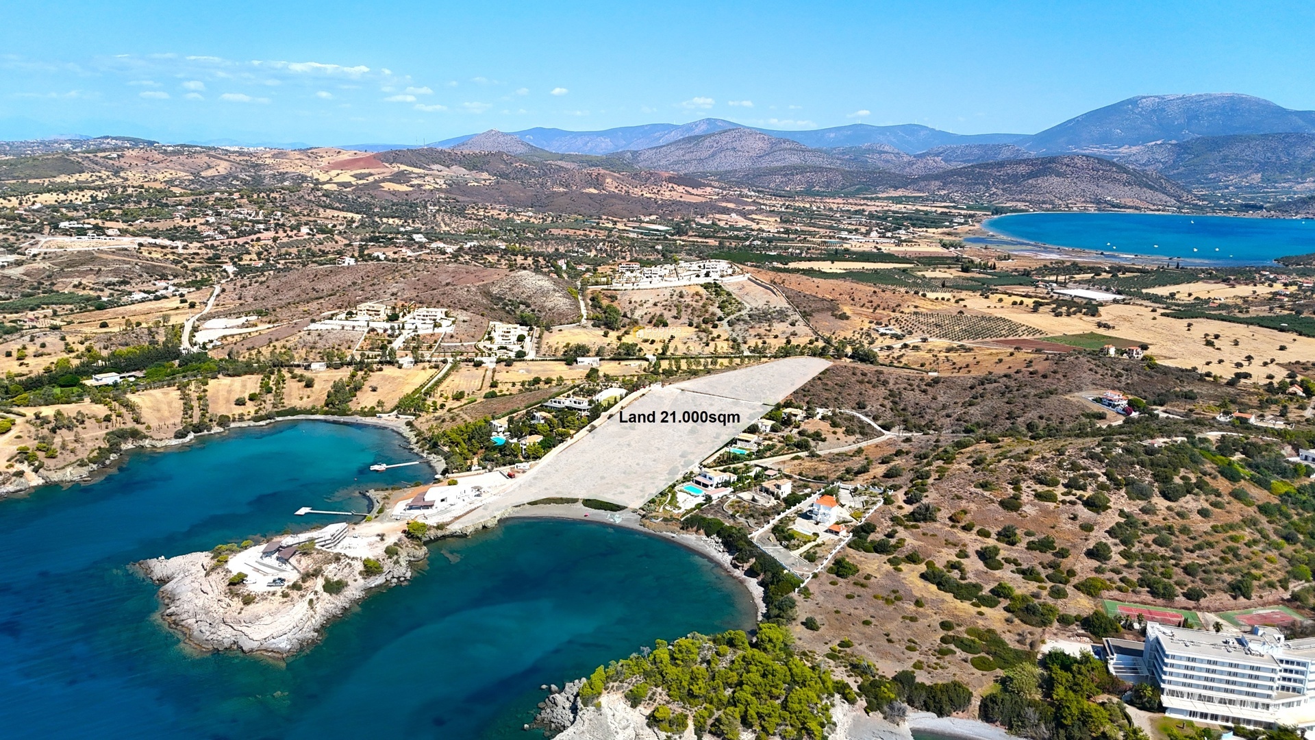 1 - venta terreno vista al mar petrothalassa peloponeso grecia