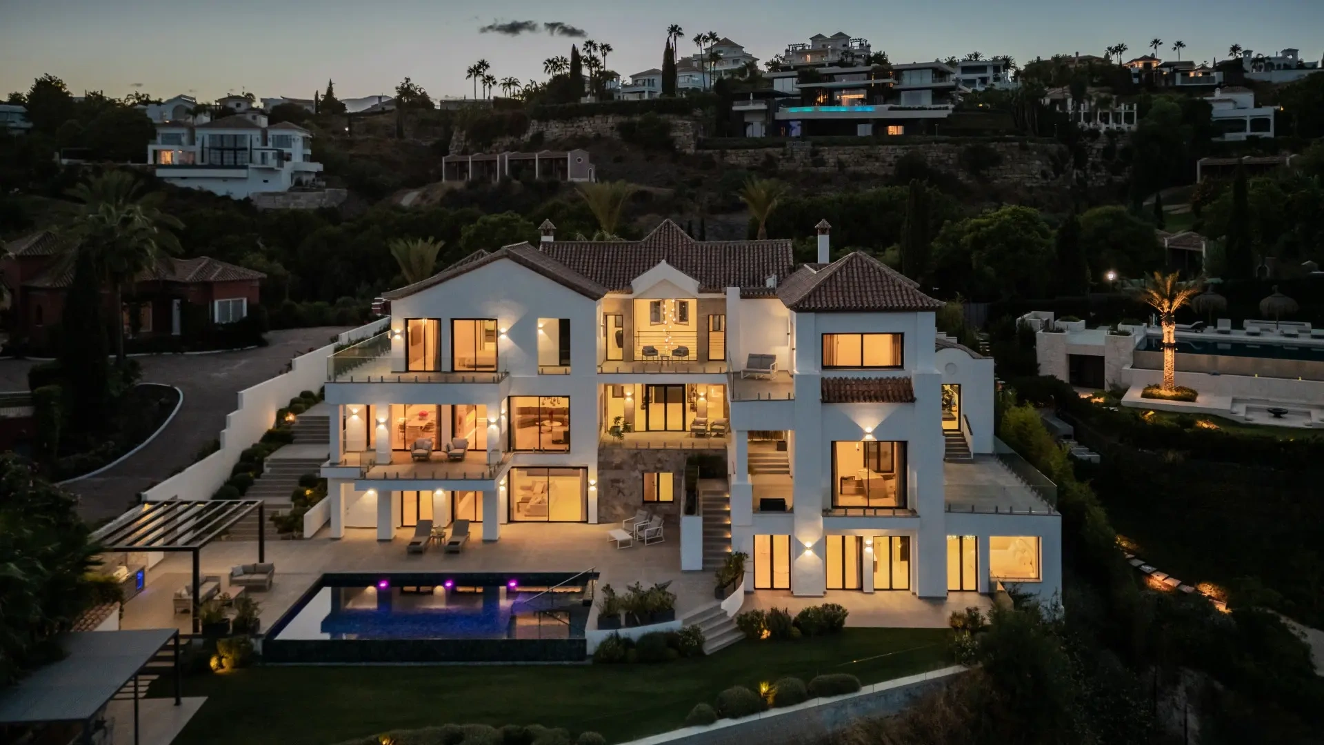 1 - verkoop villa uitzicht op zee benahavis - costa del sol andalusië spanje