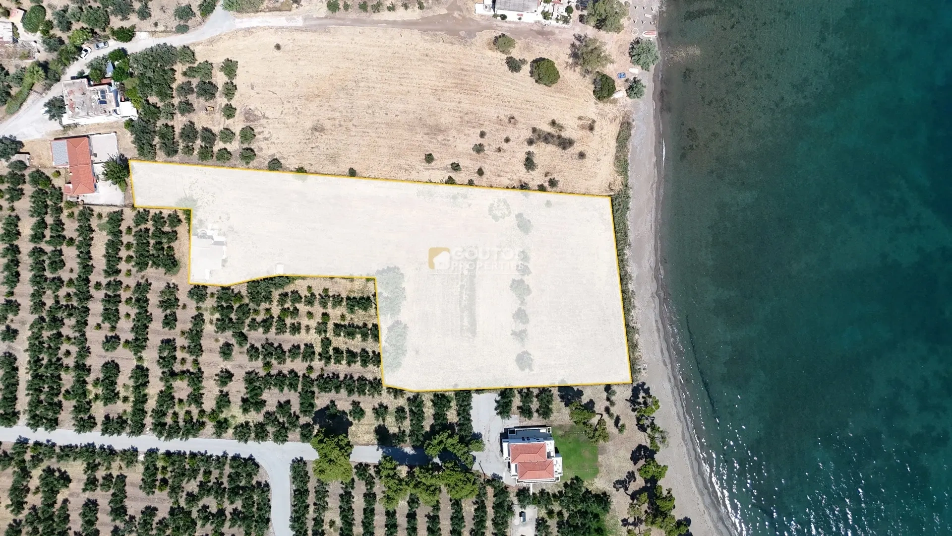2 - vendita terreno fronte mare thermisía peloponneso grecia