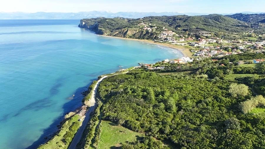 1 - vente terrain ágios stéfanos îles ioniennes grèce