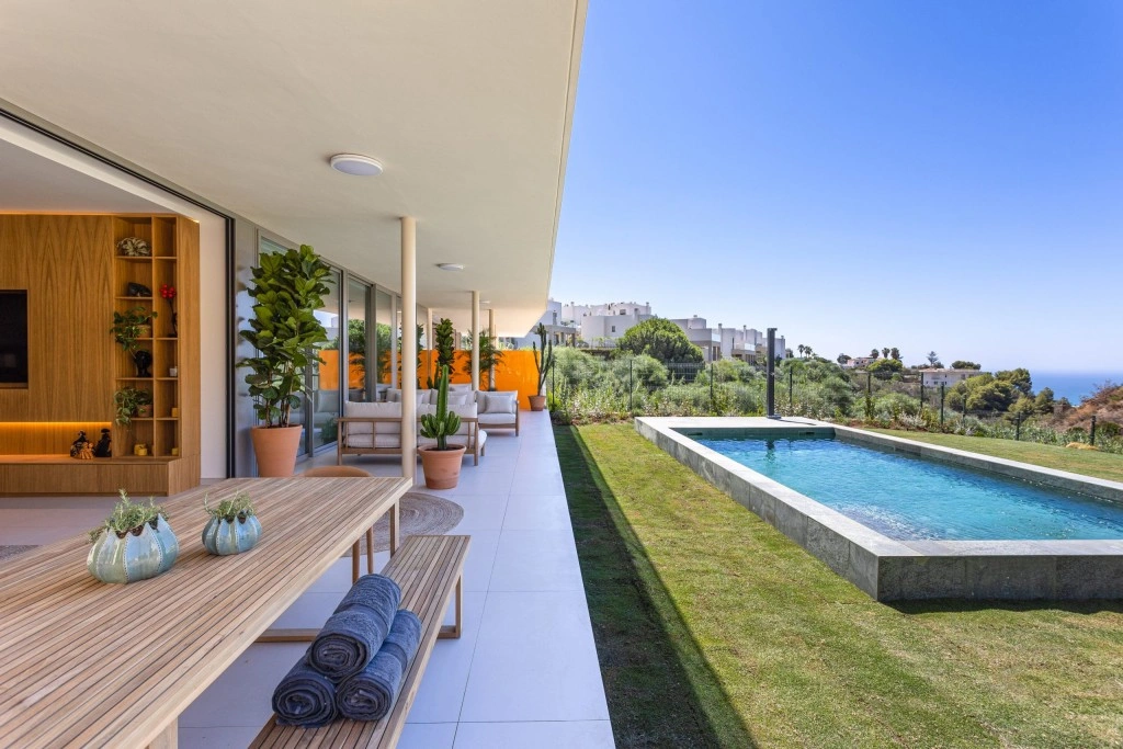 1 - venta apartamento vista al mar mijas andalucía españa