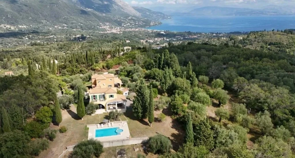 1 - vente villa corfu îles ioniennes grèce