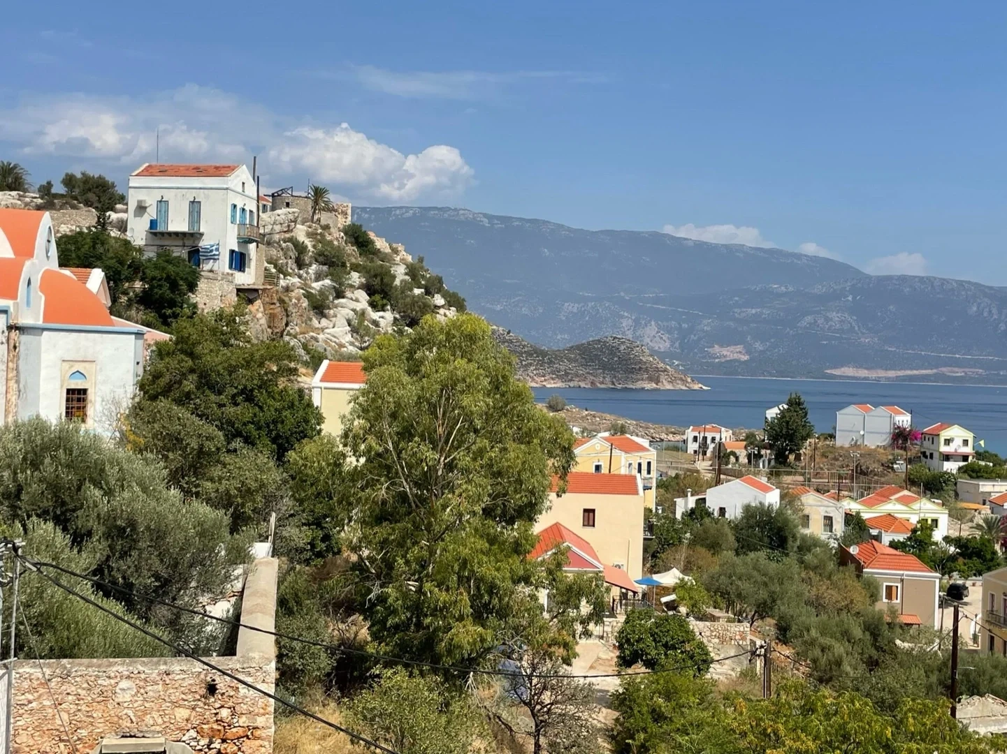 2 - vente maison vue mer megísti egée méridionale grèce