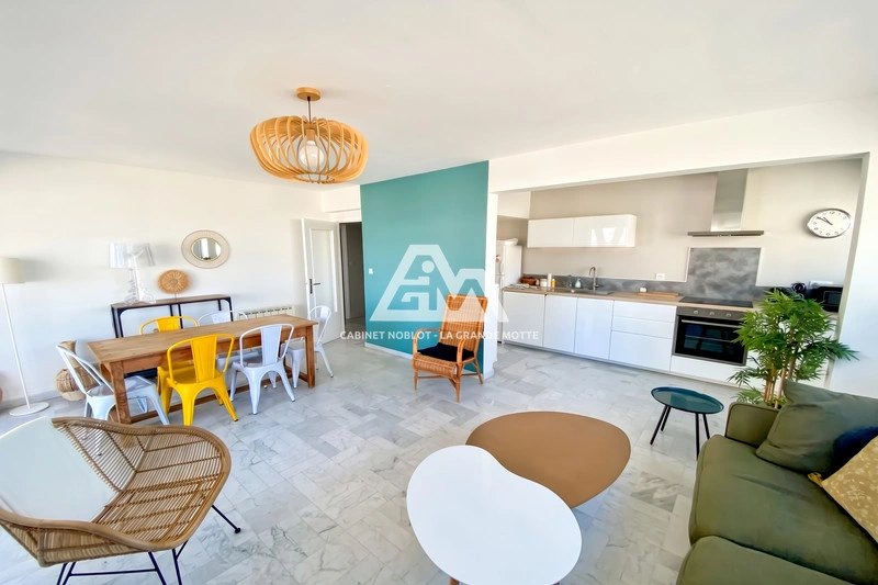 1 - vente appartement vue mer la grande-motte hérault france