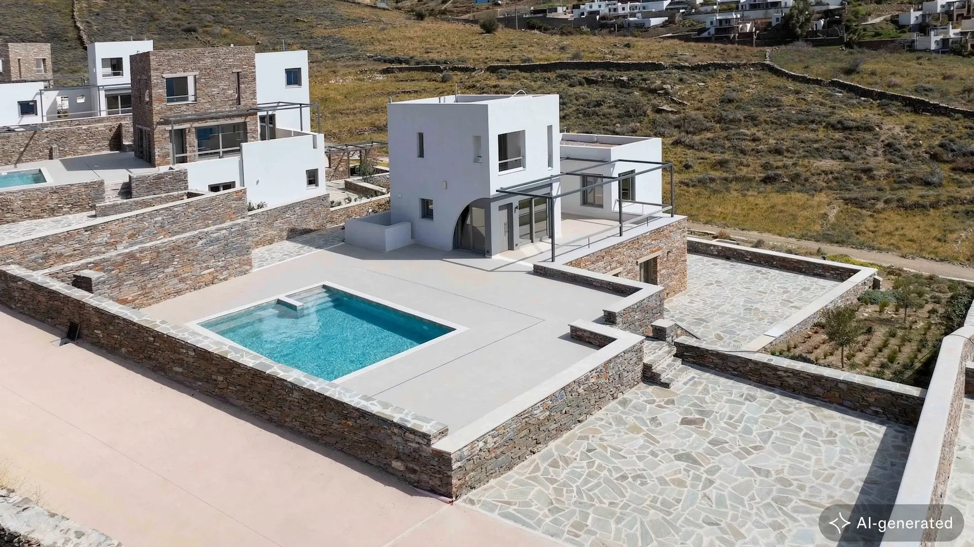 2 - vente maison vue mer kéa - cyclades egée méridionale grèce