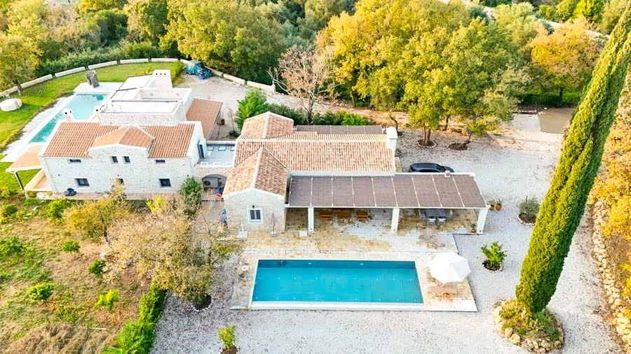 1 - vente villa corfu îles ioniennes grèce
