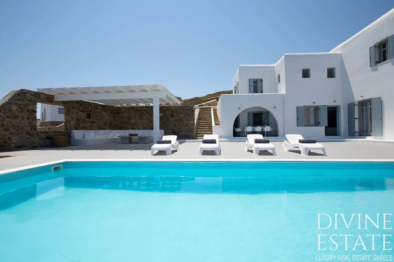 1 - vendita villa fronte mare micono - cicladi egeo meridionale grecia