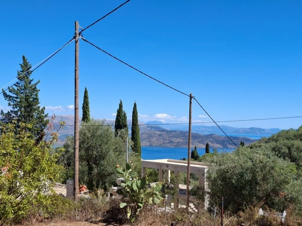 1 - sea view plot of land for sale in corfu ionian islands greece