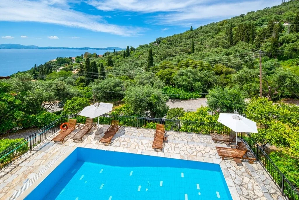 2 - vente maison vue mer corfu îles ioniennes grèce