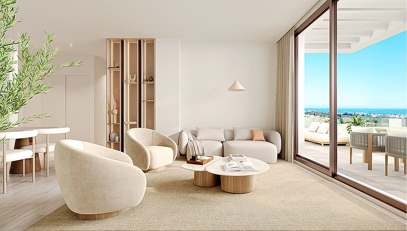 2 - verkoop appartement uitzicht op zee mijas andalusië spanje