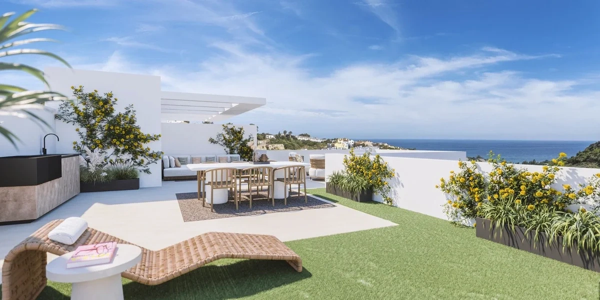 1 - venta apartamento vista al mar manilva andalucía españa