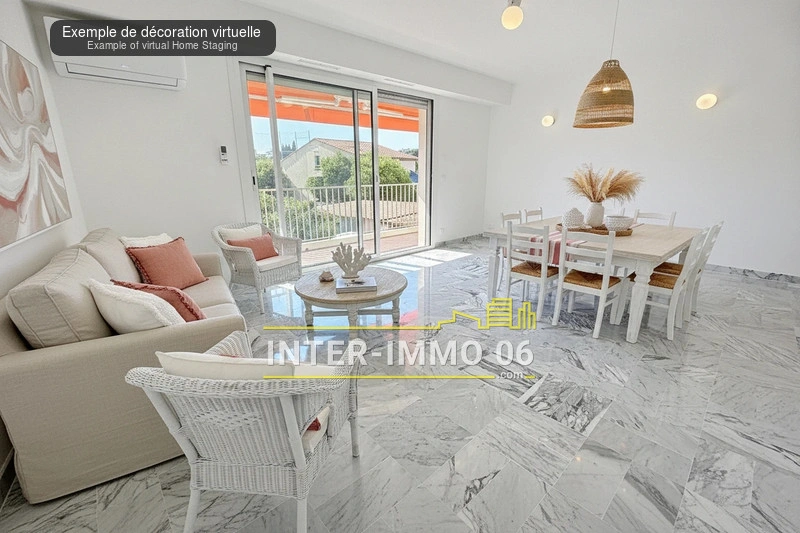 2 - продажа квартира пляж пешком cagnes-sur-mer приморские альпы франция