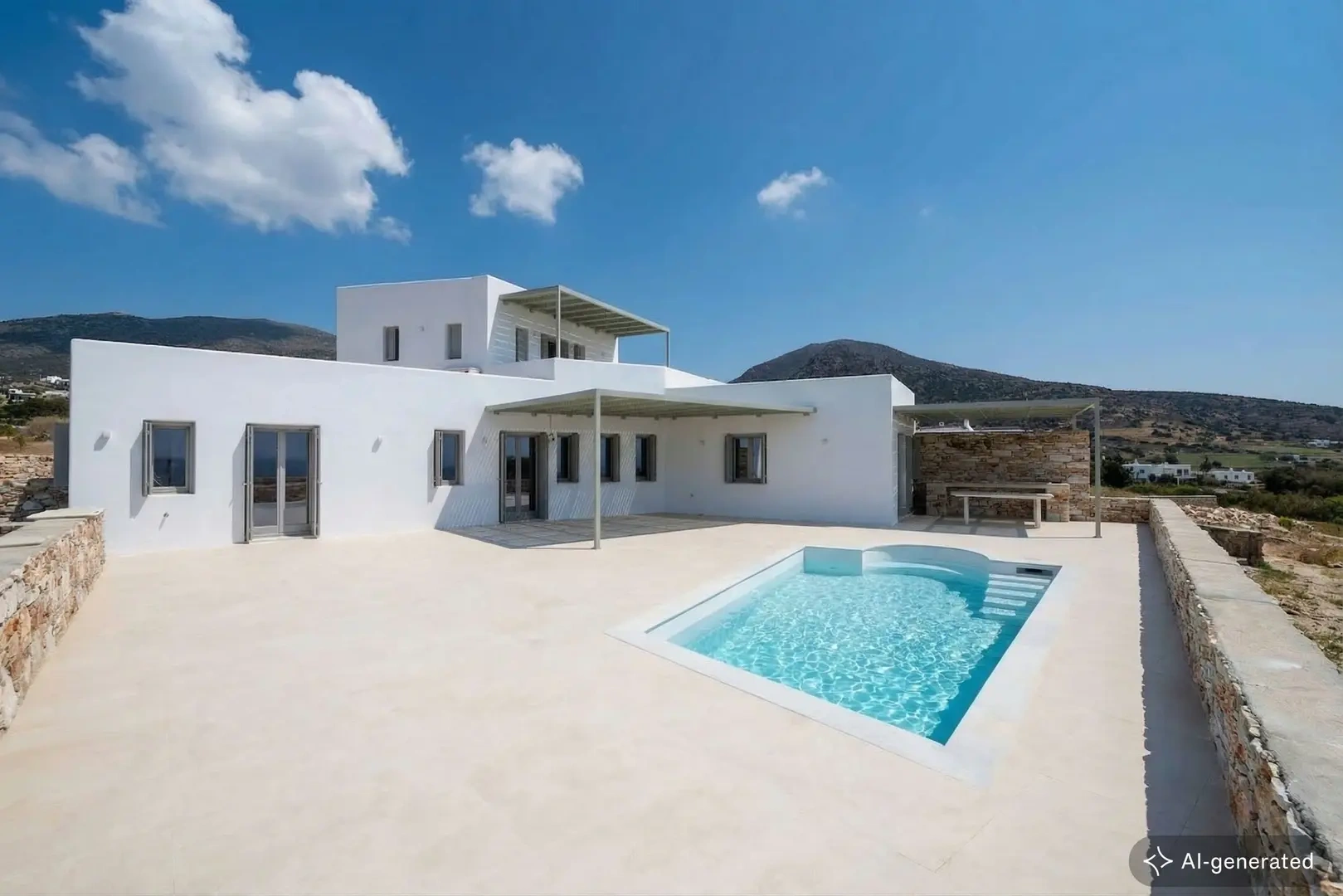1 - sea view house for sale in paros - cyclades south aegean greece