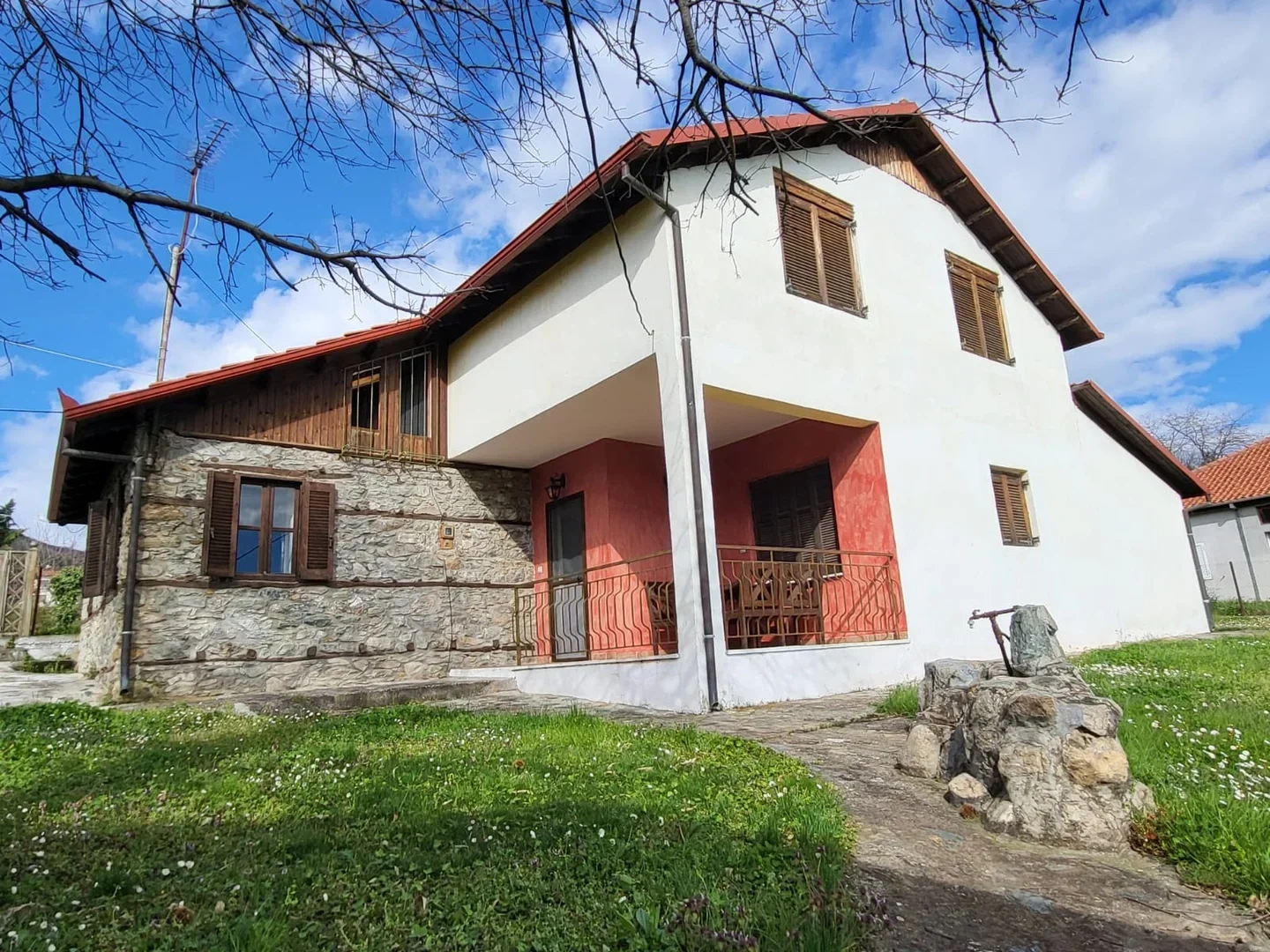 1 - vente maison vue mer skotína macédoine centrale grèce