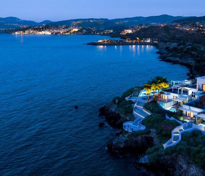 2 - vente propriété pieds dans l'eau agios nikolaos crète grèce