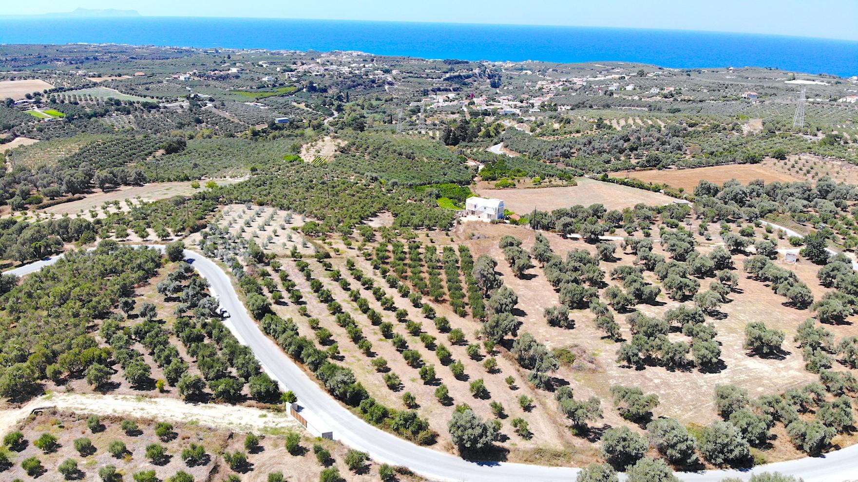 2 - venda terreno vista de mar réthymnon creta grécia