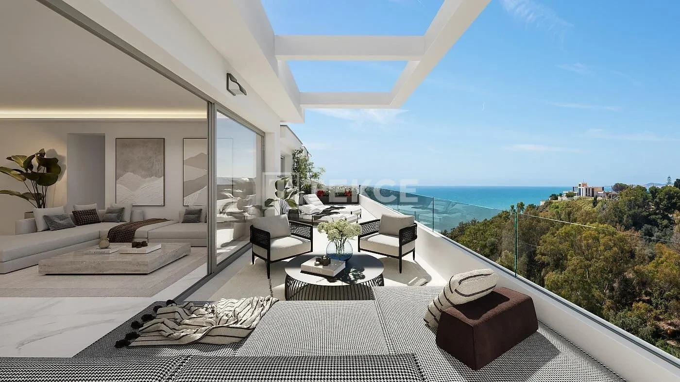 1 - venda apartamento vista de mar benalmadena - costa del sol andaluzia espanha